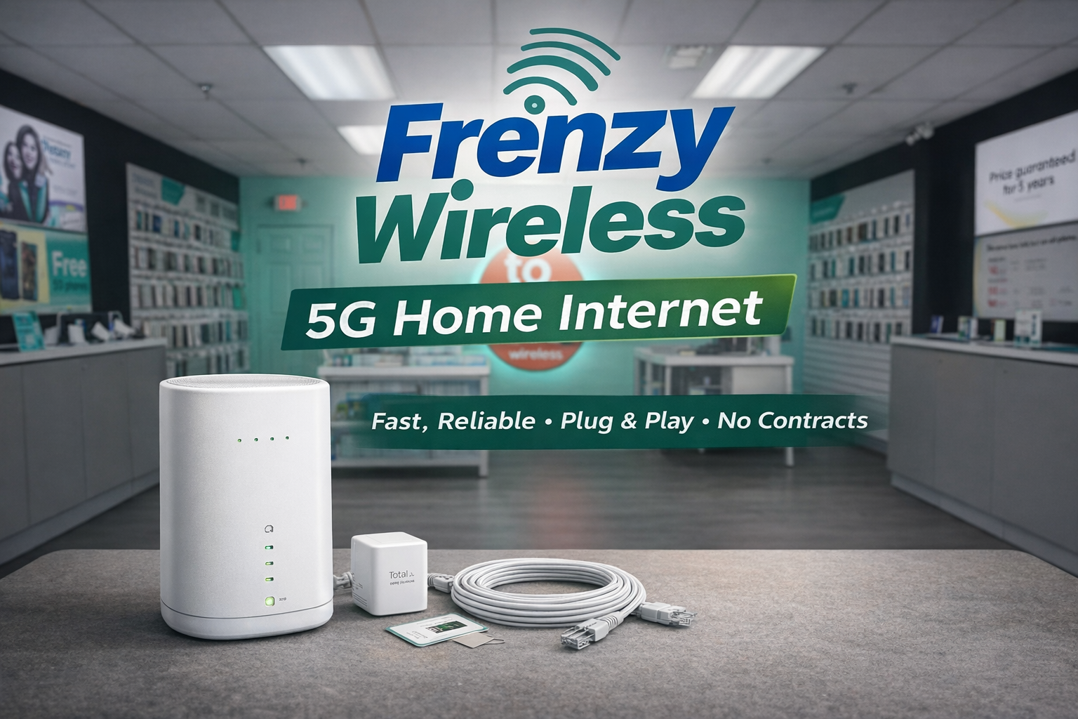 5G home internet router setup for plug-and-play connectivity